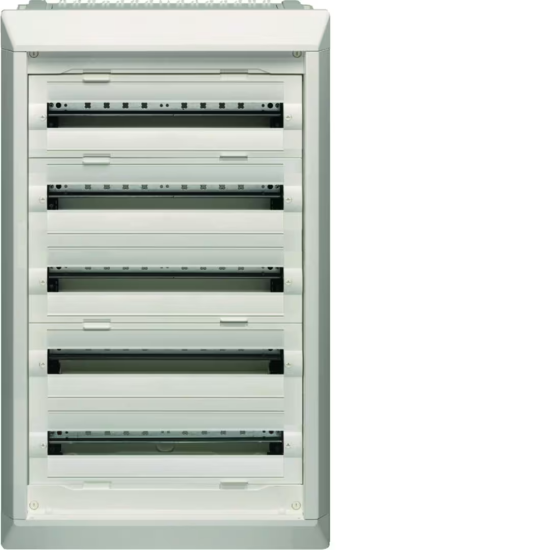Coffret, NewVegaD, 987x550x150mm, encastré 5 rangées, 120 modules - Hager - FU52DN,Prise & Coffret