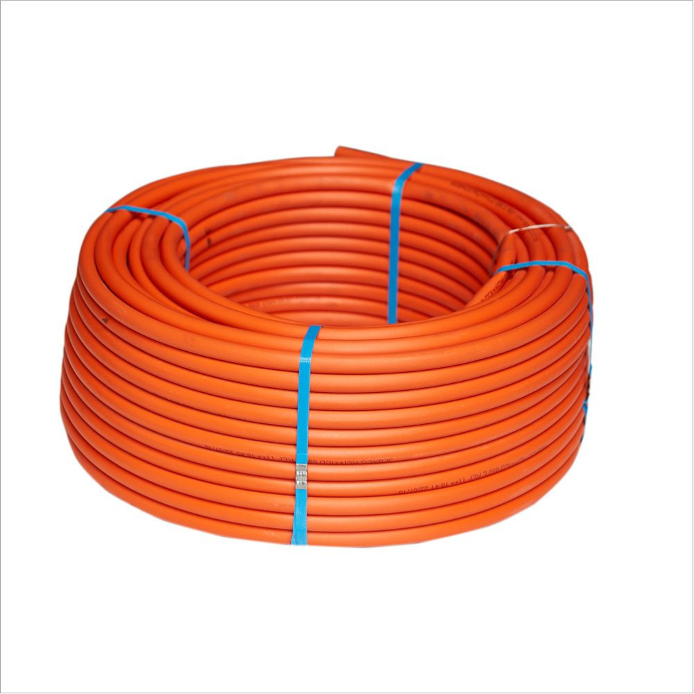 Tube orange N°11 ICD Rouleau/Couronne de 100m - Plasticable,Tube & Raccord
