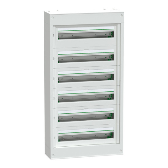 Coffret saillie plastique & métal 6 rangées 24 modules PrismaSeT S Schneider Electric -