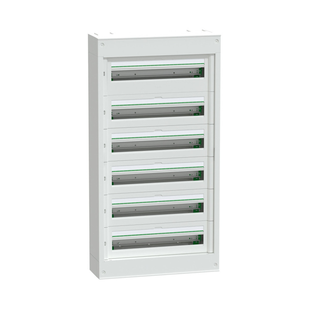 Coffret saillie plastique & métal 6 rangées 24 modules PrismaSeT S Schneider Electric -