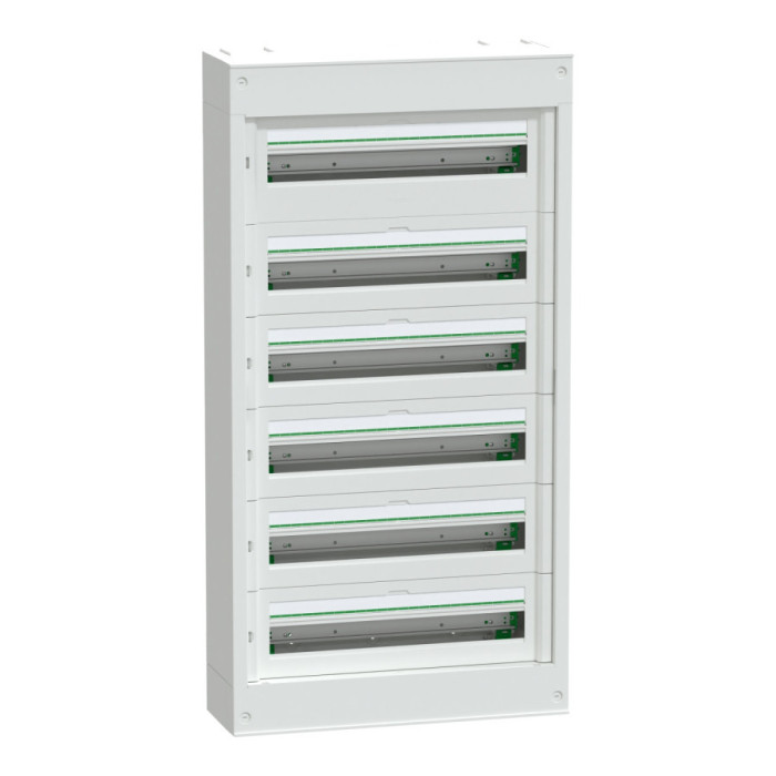Coffret saillie plastique & métal 6 rangées 24 modules PrismaSeT S Schneider Electric -