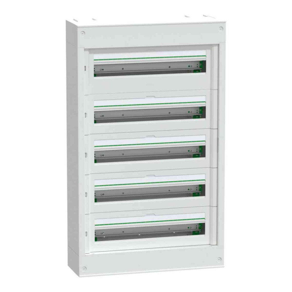 Coffret saillie plastique & métal 5 rangées 24 modules PrismaSeT S Schneider Electric -