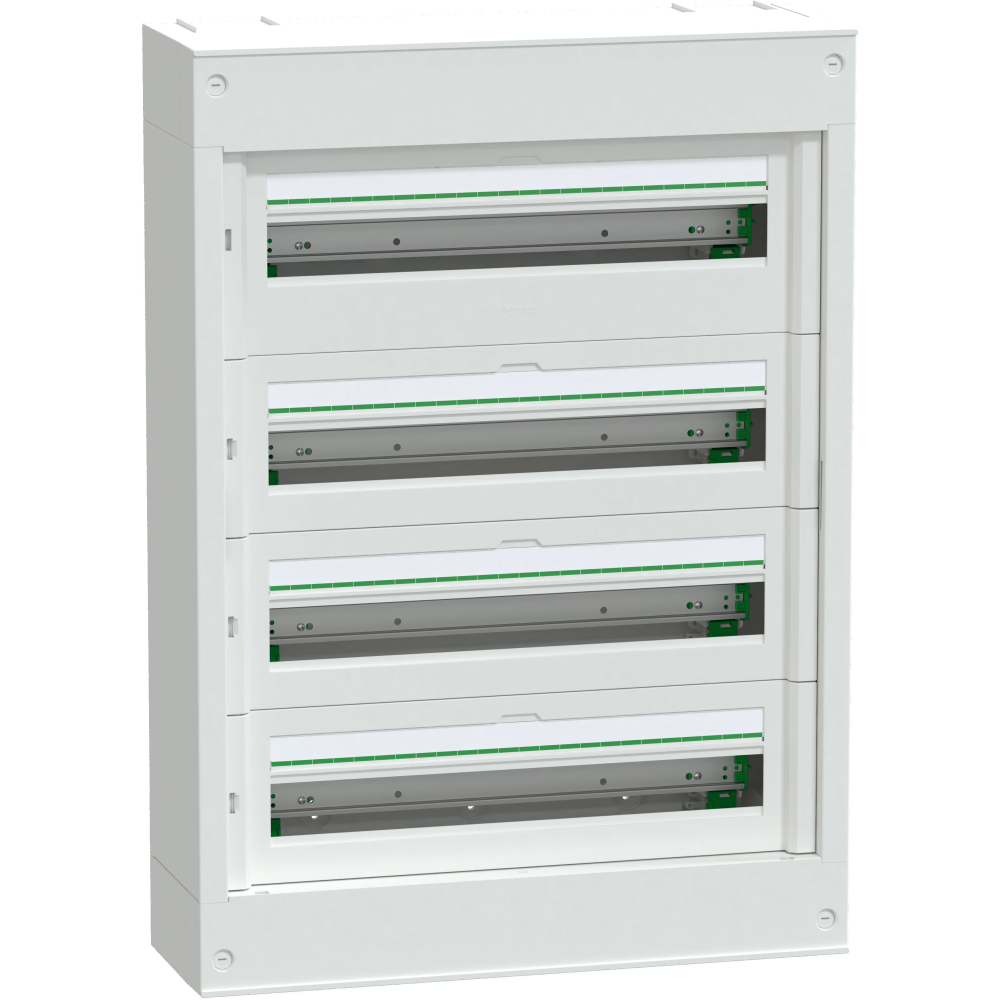 Coffret saillie plastique & métal 4 rangées 24 modules PrismaSeT S Schneider Electric -