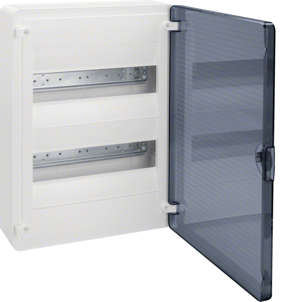 Coffret saillie 24 M porte transparent - Hager - VS212TF,Prise & Coffret Industriels Hager