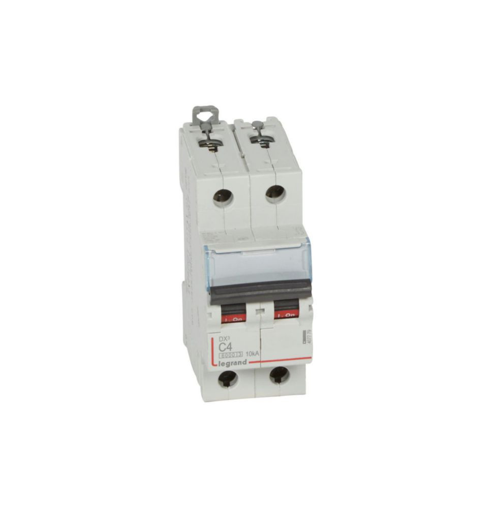 Disjoncteur DX³6000 10kA arrivée haute et départ bas à vis 2P Disjoncteur DX³6000 10kA arrivée haute et départ bas à vis 2P