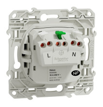 Prise de courant 2P+T - anthracite - à vis - connexion rapide