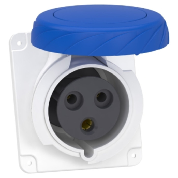 Socle prise industrielle - 32A - IP67 - 220 - 3P - vis Mureva Schneider Electric - PKF32F723,Fiche