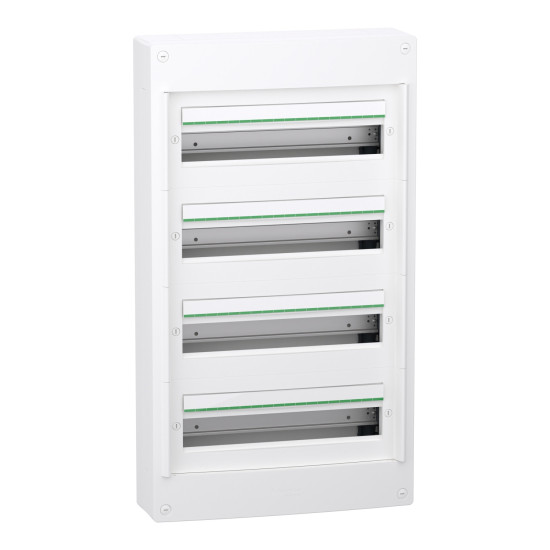 Coffret saillie 4 rangées 18 modules - sans porte PrismaSeT XS Schneider Electric -