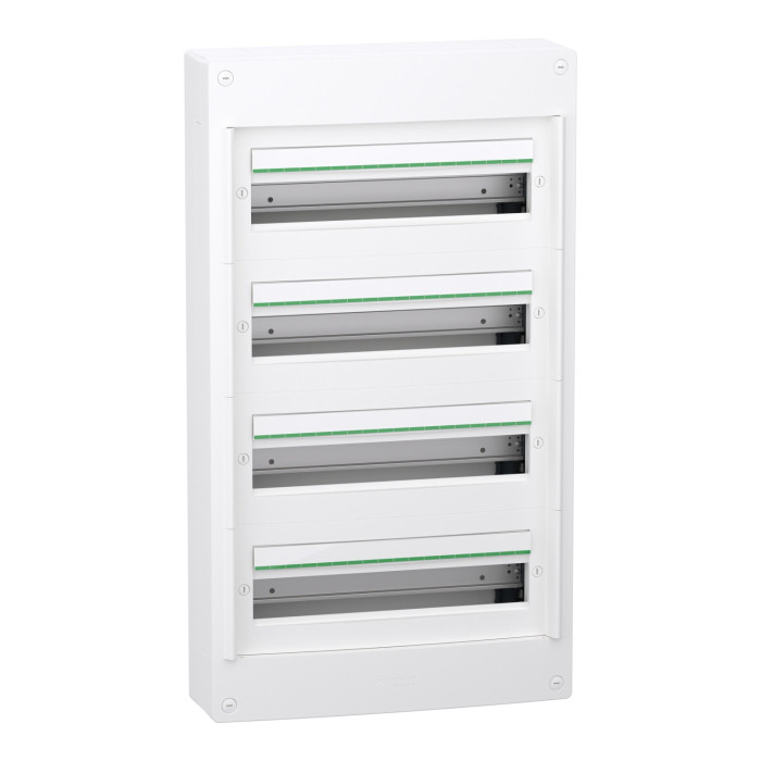 Coffret saillie 4 rangées 18 modules - sans porte PrismaSeT XS Schneider Electric -