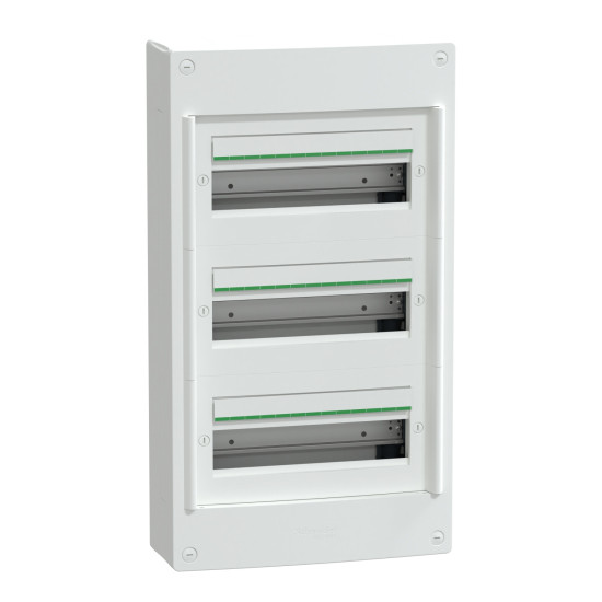 Coffret saillie 3 rangées 13 modules - sans porte PrismaSeT XS Schneider Electric -