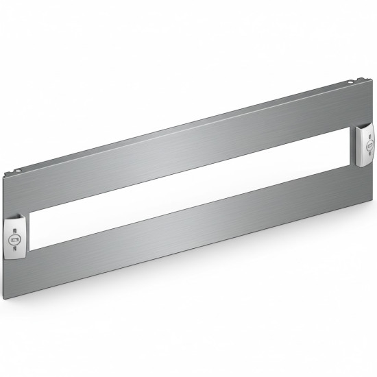 Plastron modulaire découpé - 2M - L600-RAL9003 PrismaSeT G