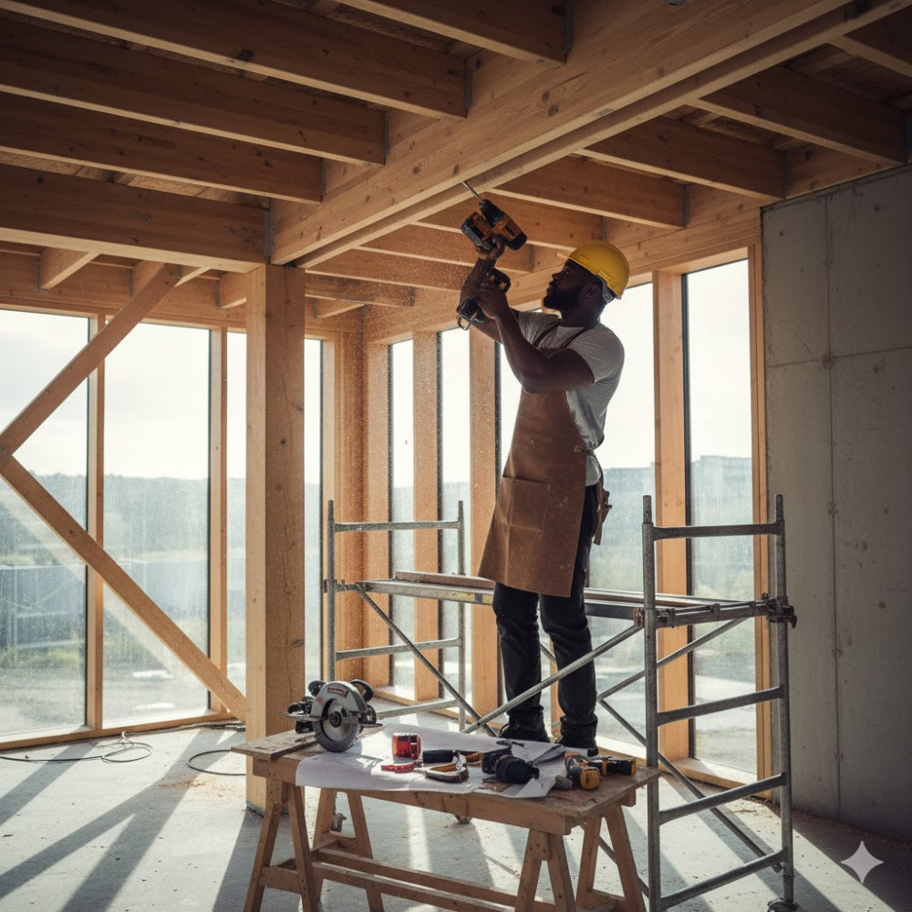Menuisier & Charpentier Professionnel - Technicien en bâtiment,Technicien en Bâtiment