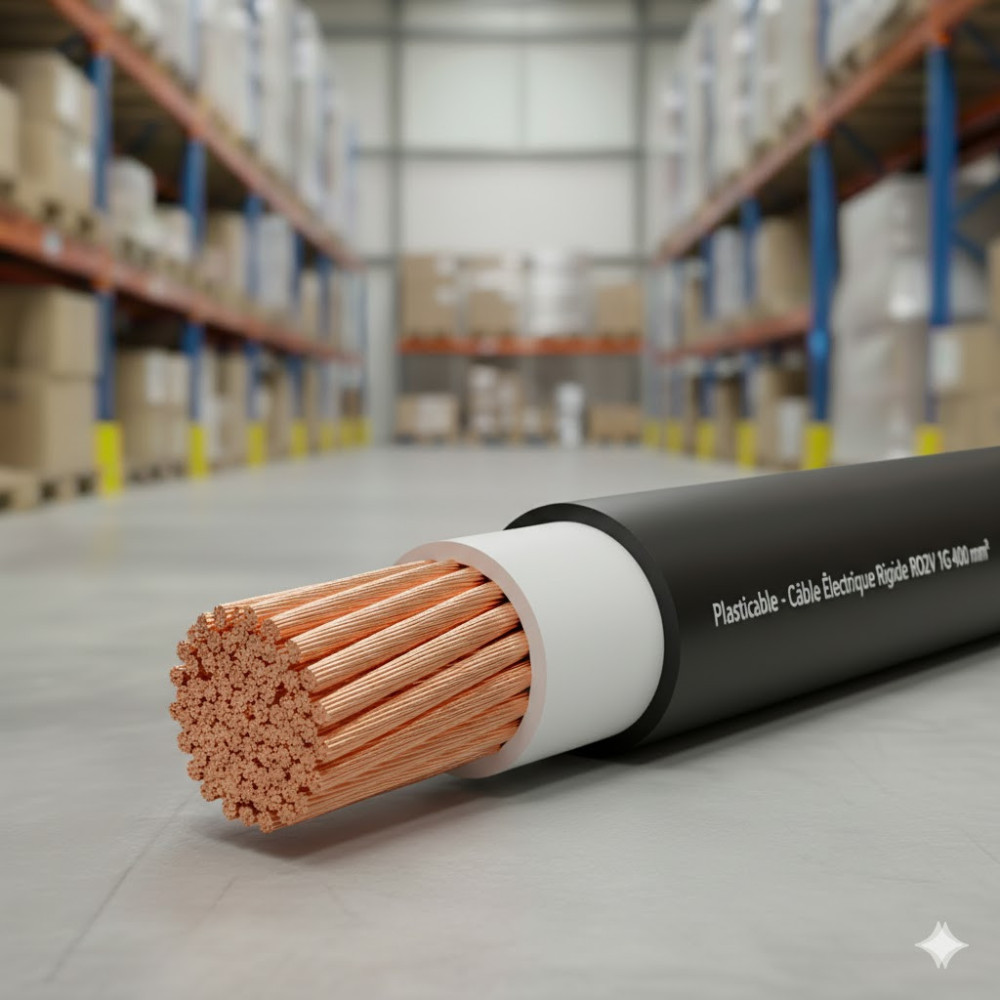 Câble Electrique Rigide R2V - RO2V - HG1000 - U-1000 R2V 1G400