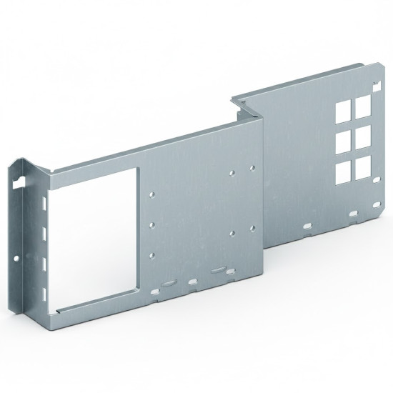 Platine NSX-INS250 horiz. - fixe-cde maneton-L600-RAL9003