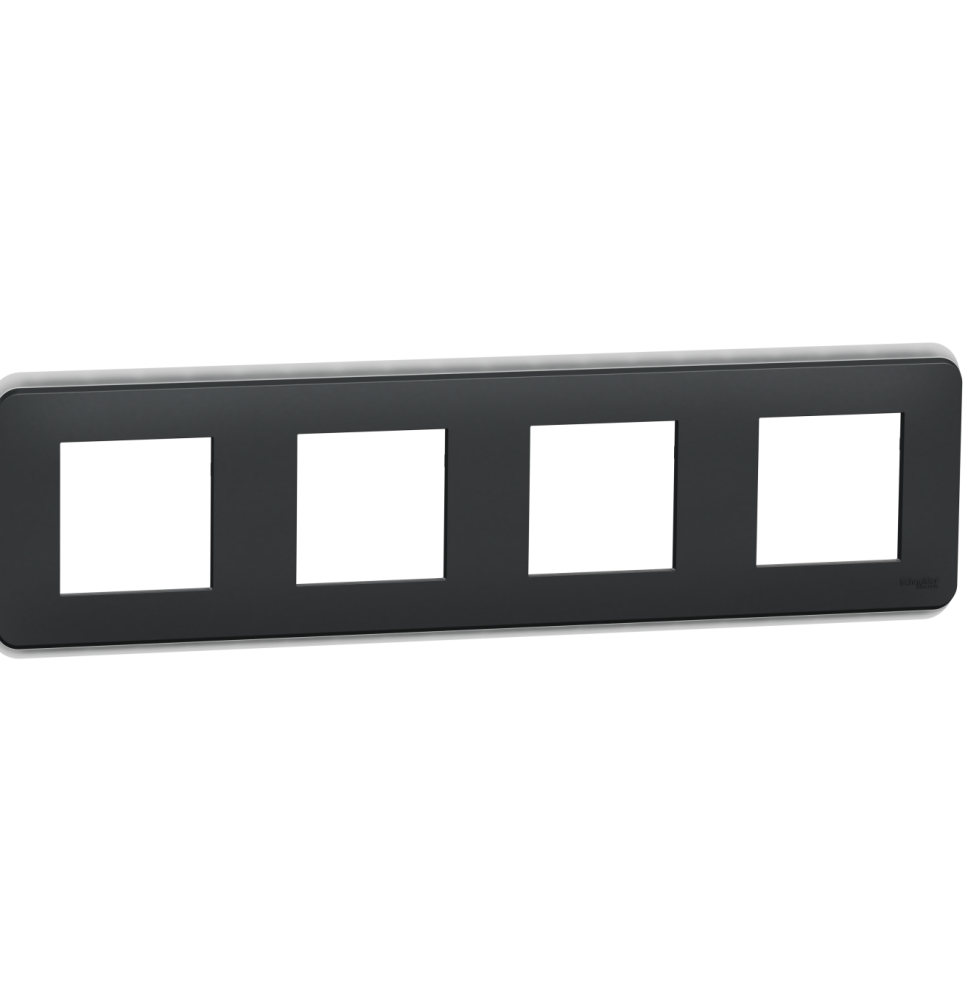 Plaque de finition - Anthracite - 4 postes - Unica Pro Plaque de finition - Anthracite - 4 postes - Unica Pro