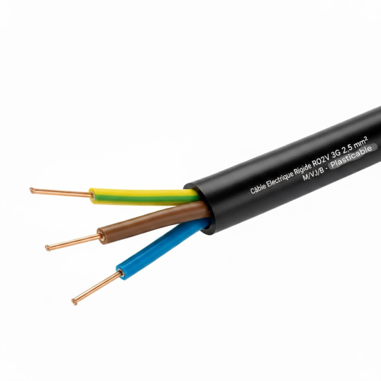 Câble Electrique Rigide R2V - RO2V - HG1000 - U-1000 R2V