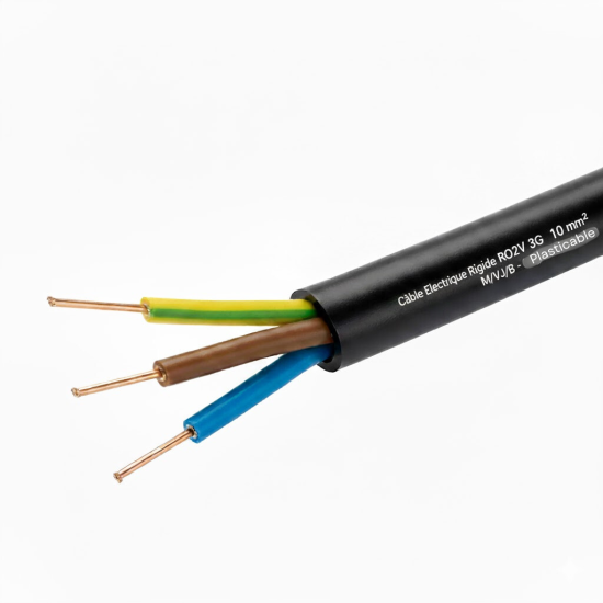 Câble Electrique Rigide R2V - RO2V - HG1000 - U-1000 R2V
