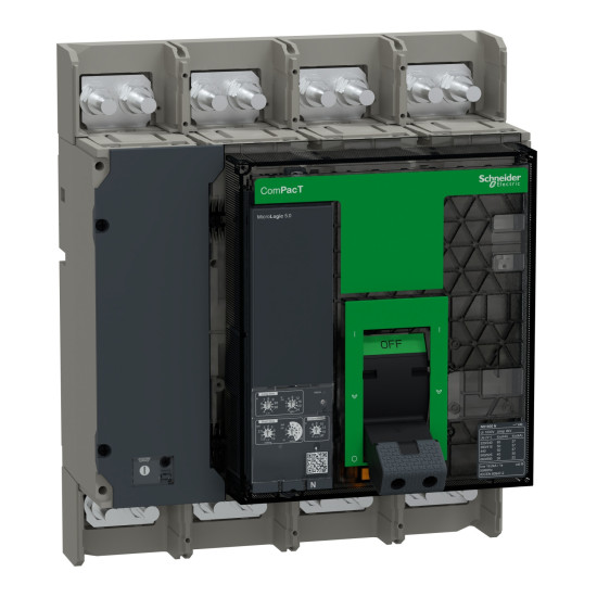 Disjoncteur - MicroLogic 5.0 1600A - 4P - 50kA - fixe - manuel ComPacT NS1600N Schneider Electric -