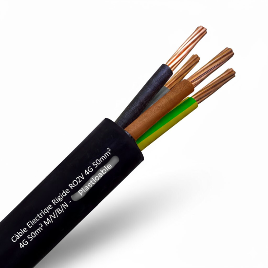 Câble Electrique Rigide R2V - RO2V - HG1000 - U-1000 R2V
