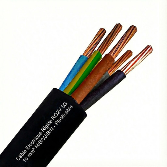 Câble Electrique Rigide R2V - RO2V - HG1000 - U-1000 R2V