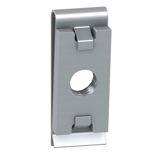 Ecrou clips de 6 - lot de 100 - platines de montage perforées, PanelSeT Schneider Electric -
