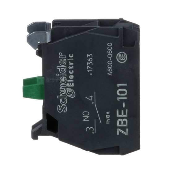 Bloc contact - 1F - raccordement vis-étrier, Harmony Schneider Electric - ZBE101,Automatisation et