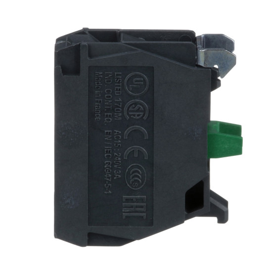Bloc contact - 1F - raccordement vis-étrier, Harmony Schneider Electric - ZBE101,Automatisation et