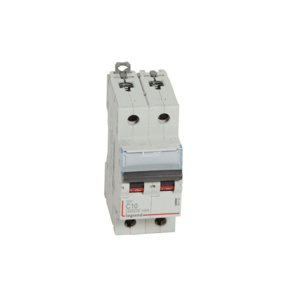 Disjoncteur DX³6000 10kA arrivée haute et départ bas à vis 2P