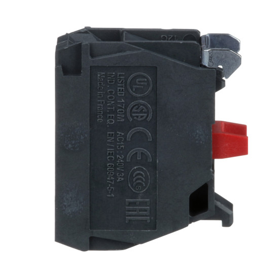 Bloc contact - 1O - raccordement vis-étrier, Harmony Schneider Electric - ZBE102,Automatisation et