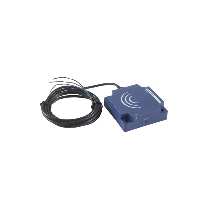 Détecteur inductif (80X80X26) XS8 plat forme D Sn60 mm 24..240VCA/DC câble 2m, Schneider Electric -