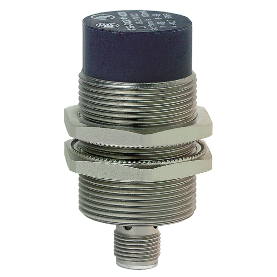 Détecteur inductif métallique, M30, SN22 mm, PNP NO, 12-48V c.c. 