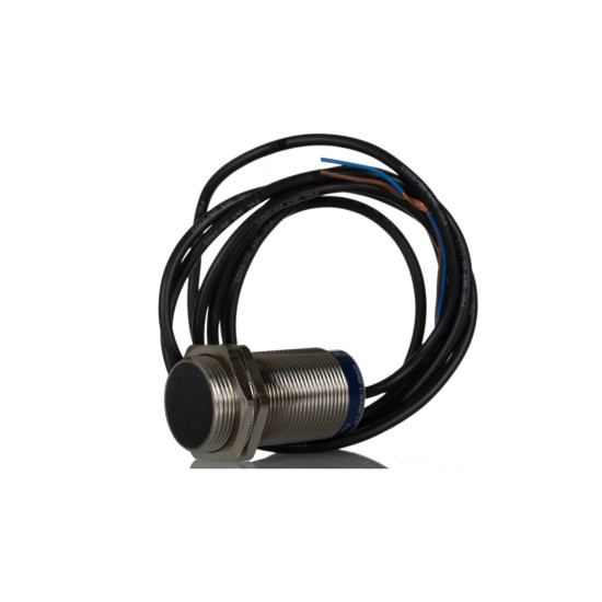 Détecteur inductif XS6 cylindrique L62mm M30 Sn15mm câble 2m, Schneider Electric -