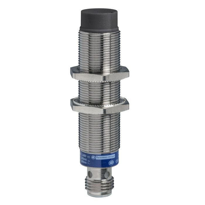 Détecteur inductif métallique fileté M18 - L72mm - Sn12mm - PNP-NO 12-48V - TeSensors XS Schneider