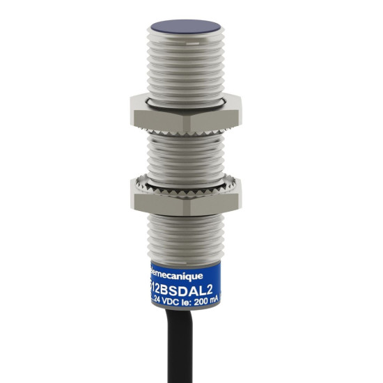 Détecteur inductif métallique - M12 L53mm Sn4mm 2m, Schneider Electric - XS612B1PAL2,Détecteur -