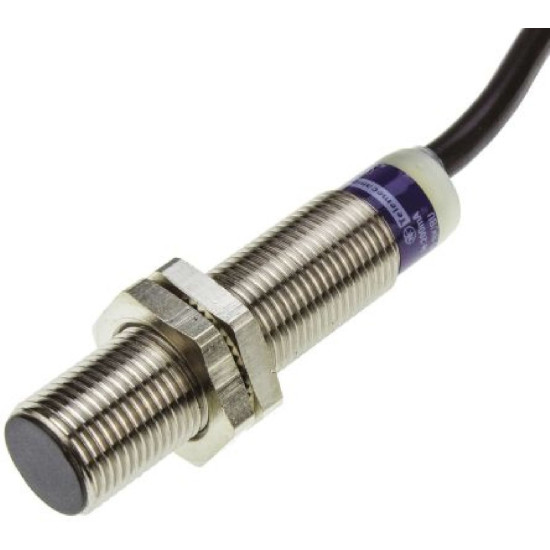 Détecteur inductif métallique - M12 L53mm Sn4mm 2m, Schneider Electric - XS612B1PAL2,Détecteur -