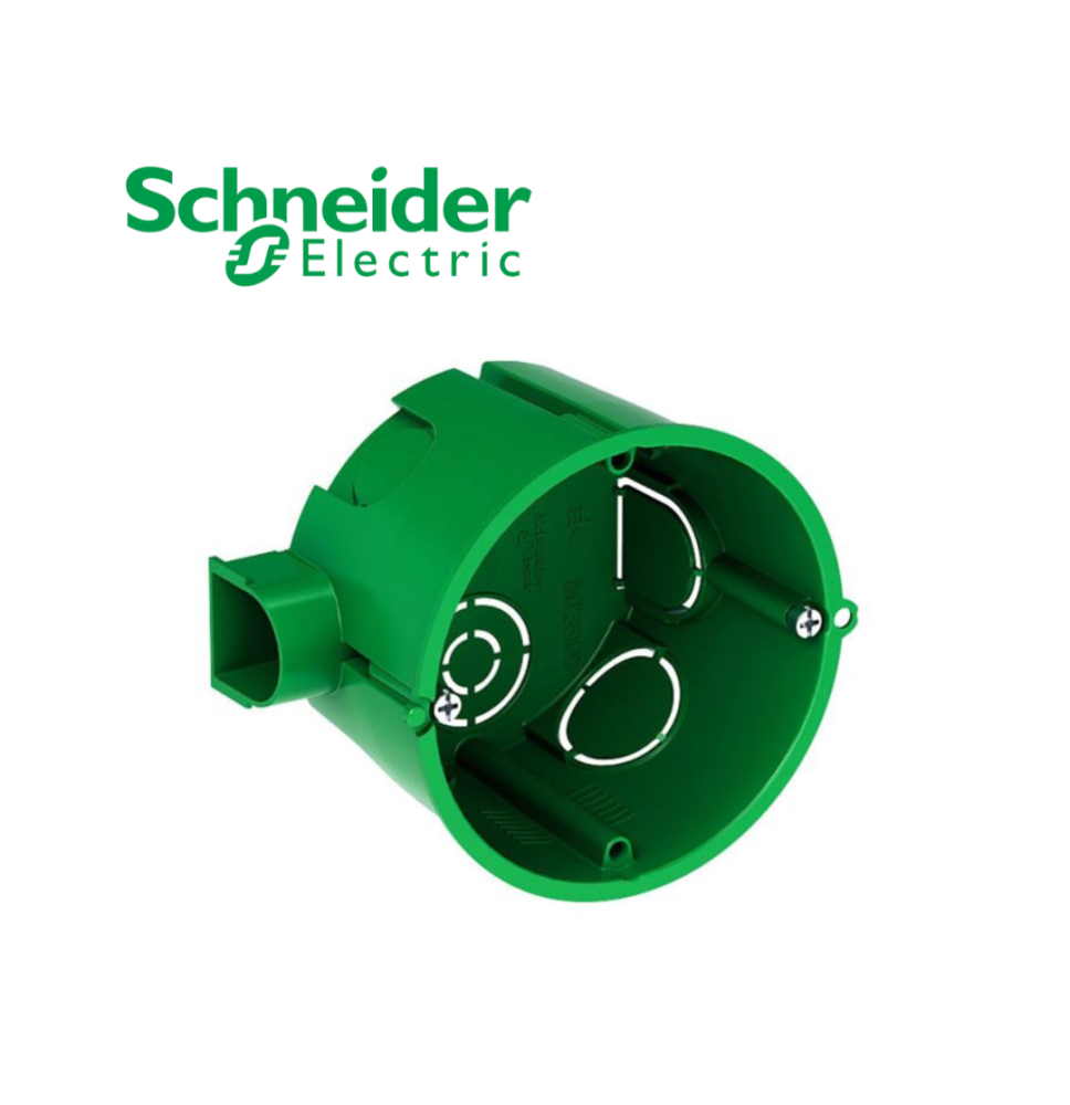 Boite d’encastrement rond - 65×45 IP30 ronde verte brique - Boite d’encastrement rond - 65×45 IP30 ronde verte brique -