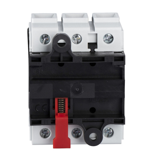 Interrupteur sectionneur - 3P - 690V 63A - poignée rouge cadenassable, TeSys VCF Schneider Electric