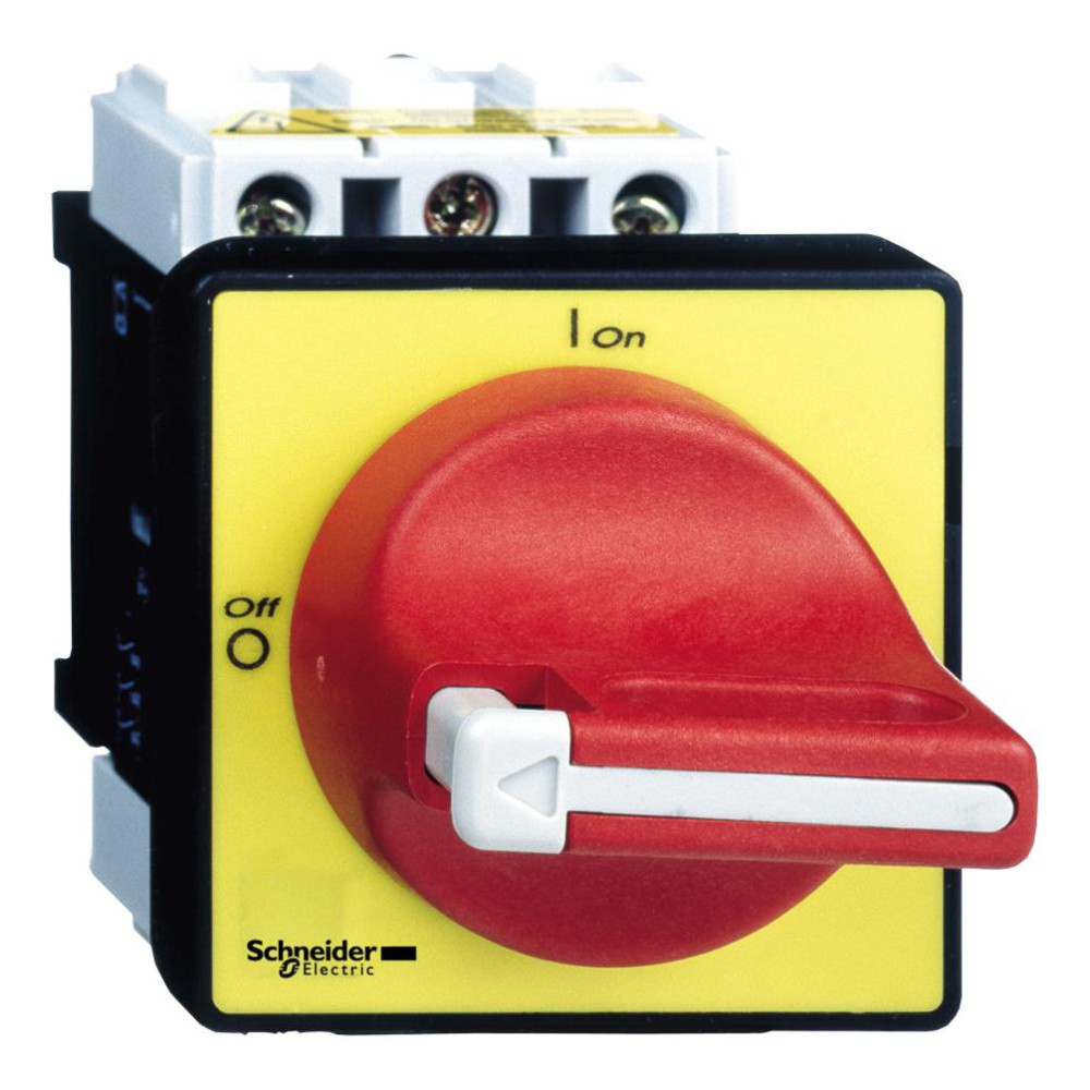 Interrupteur sectionneur - 3P - 690V 40A - poignée rouge cadenassable, TeSys VCF -