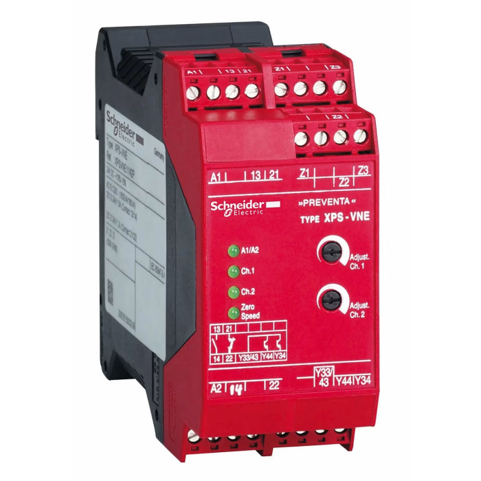 Détecteur de vitesse nulle - 230Vcc pour alimentation moteur - module - Preventa XPSVN Schneider