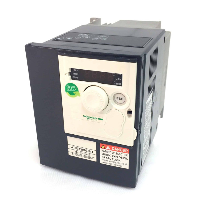 Variateur de vitesse - 0,75kW - 2,4kVA - 41W - 380..500V - Altivar ATV312 - Schneider Electrics -