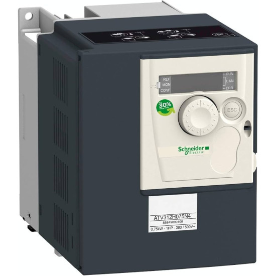 Variateur de vit. - 0,55kW - 1,8kVA - 37W - 380..500V - Altivar ATV312 - ATV312H055N4,Variateurs de