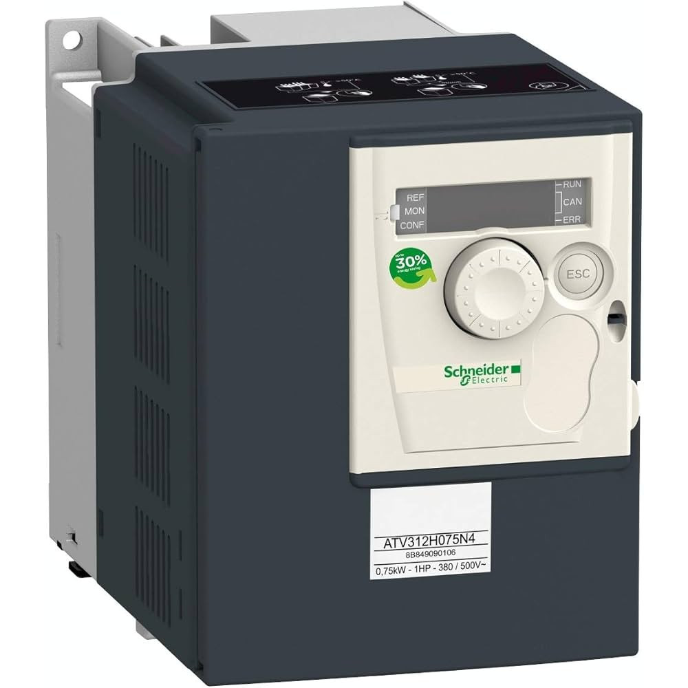 Variateur de vit. - 0,55kW - 1,8kVA - 37W - 380..500V - Altivar ATV312 - ATV312H055N4,Variateurs de