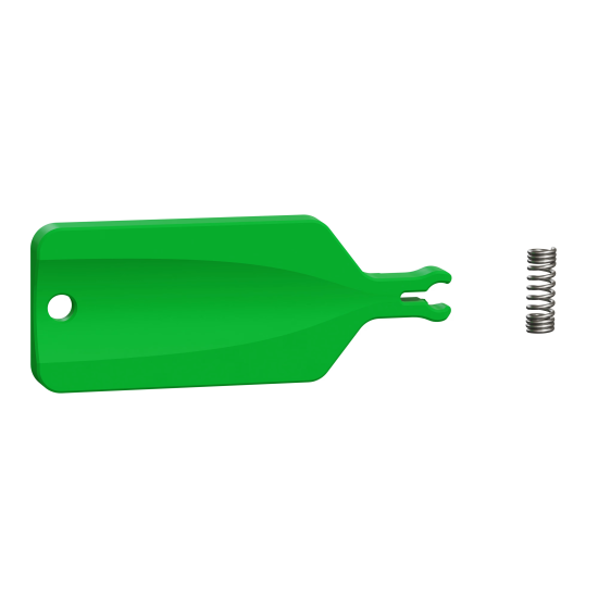 Ressort sachet de 10 + outil de pose (transformation en poussoir) - Odace Schneider Electric -
