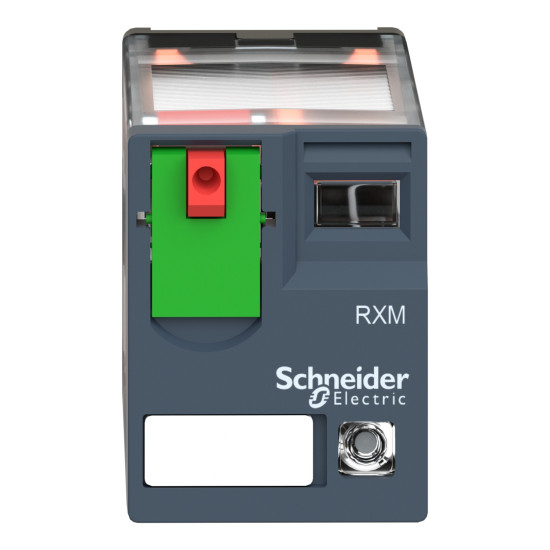 Relais miniature - test+DEL - 4OF - 12A - 230Vca - relais miniature - Harmony Schneider Electric -