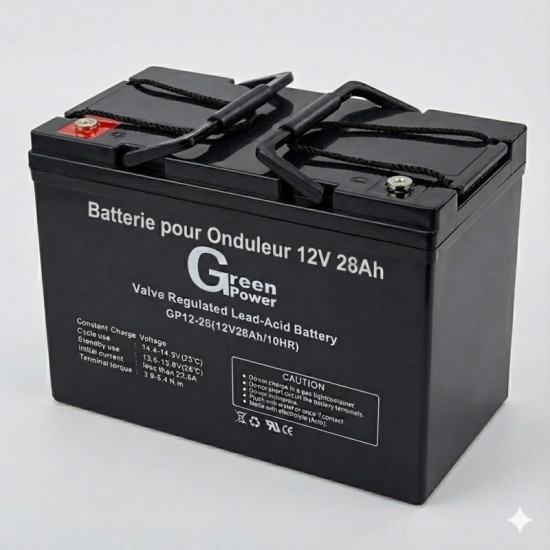 Batterie pour Onduleur 12V 28Ah,Accessoires Onduleur