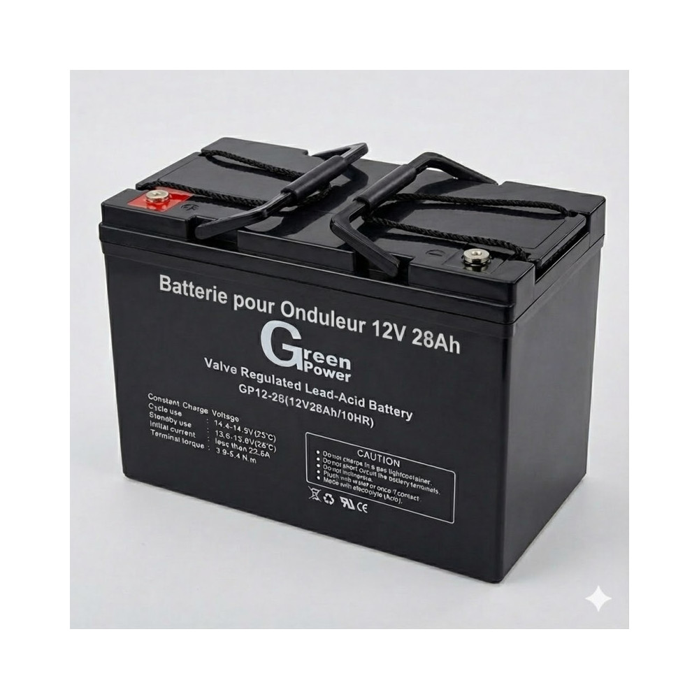 Batterie pour Onduleur 12V 28Ah,Accessoires Onduleur