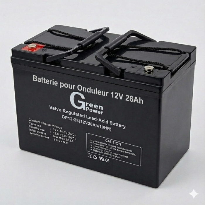 Batterie pour Onduleur 12V 28Ah,Accessoires Onduleur