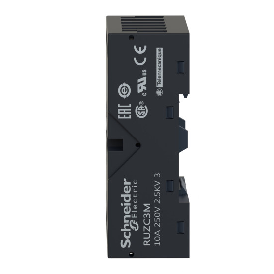 Embase pour relais RUMC3 - contacts mixtes - connecteurs Harmony Relay RUM Schneider Electric -
