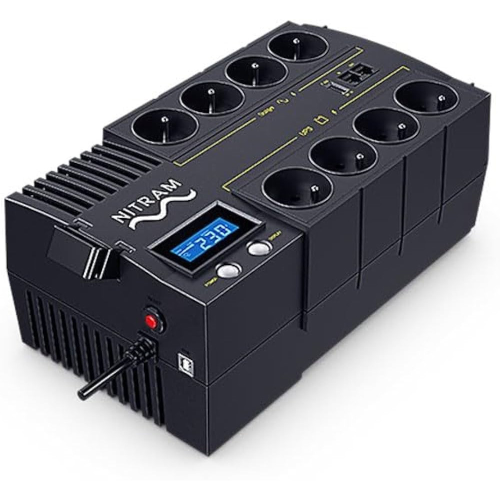 Onduleur Power Box 700VA Line Interactif Monophasé NITRAM -