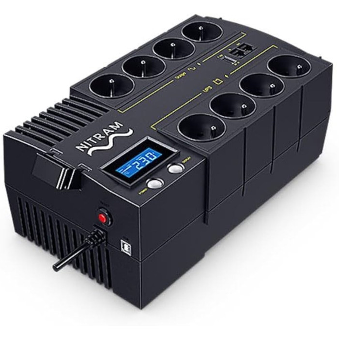 Onduleur Power Box 700VA Line Interactif Monophasé NITRAM -